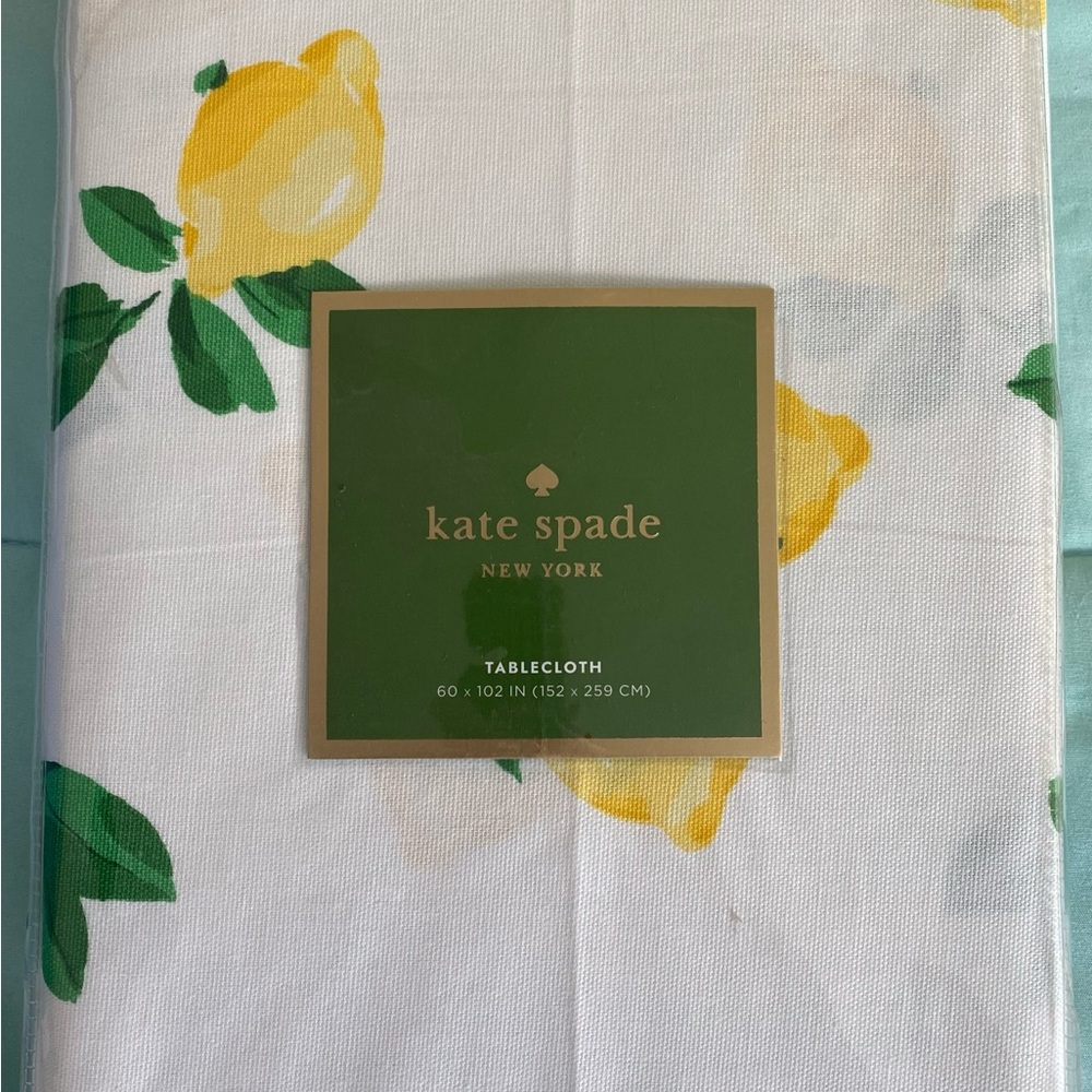 Kate Spade Lemonade Cotton Tablecloth